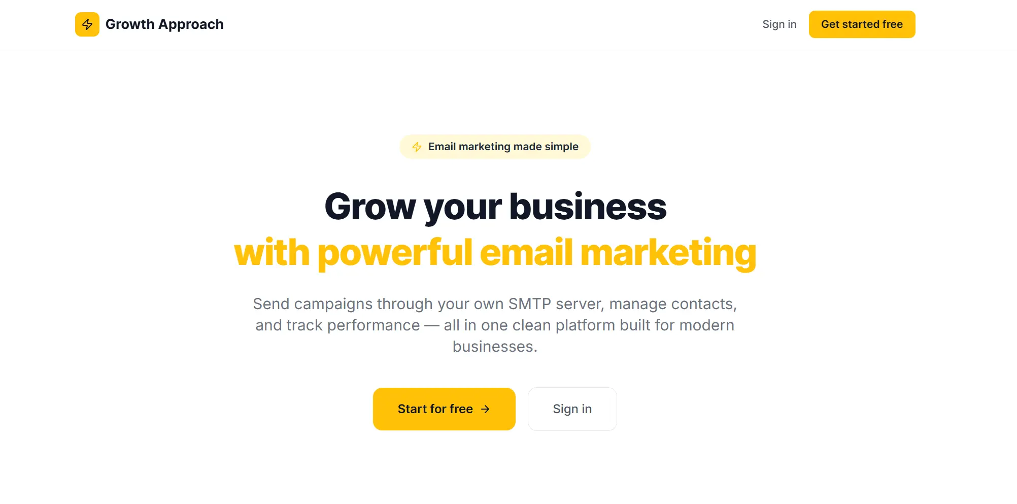 Growth Approach preview